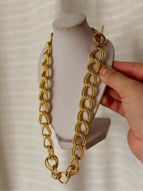 Anne Klein Gold Link Chain Necklace